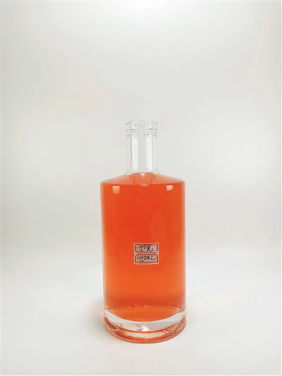 750ml রাউন্ড ওয়াইন লিকার গ্লাস বোতল