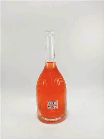 জিনের জন্য কাচের বোতল 375ml ক্লিয়ার কাচের বোতল